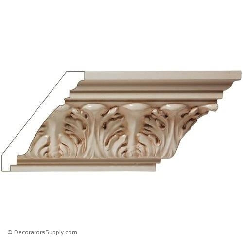 Mon Reale®  Acanthus Leaf - 3-3/8" Proj. X 4-3/8" Drop