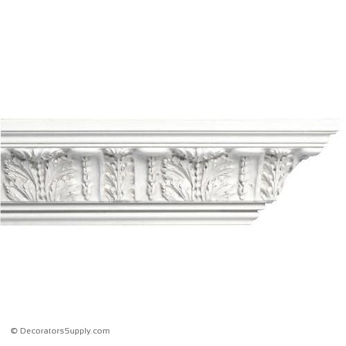 Mon Reale® Crown Moulding-Acanthus Leaf-3 3/4"P x 4 3/4"D