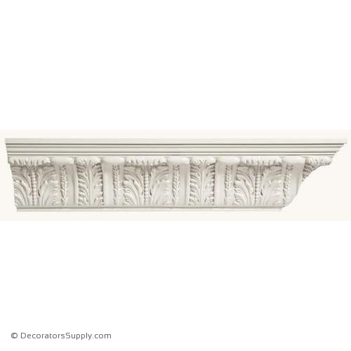 Mon Reale®  Acanthus & Leaf w/Bead - 1 1/4 x 8 1/2
