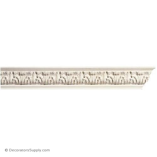 Mon Reale®  Crown Moulding-Acanthus Leaf-1 3/4"P x 2 1/4"D