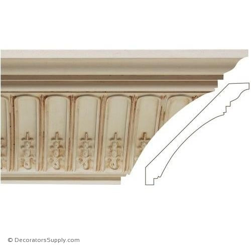 Mon Reale® Large Flt w/ Bellflowers-1 1/16 x 8 1/2