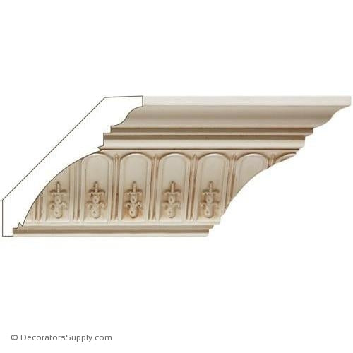 Mon Reale®  Moulding Fluting w/ Bellflowers - 1 x 6