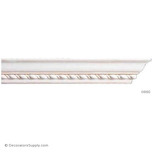 Mon Reale® Crown Moulding-Large Rope-2 9/16"P x 3 1/8"D