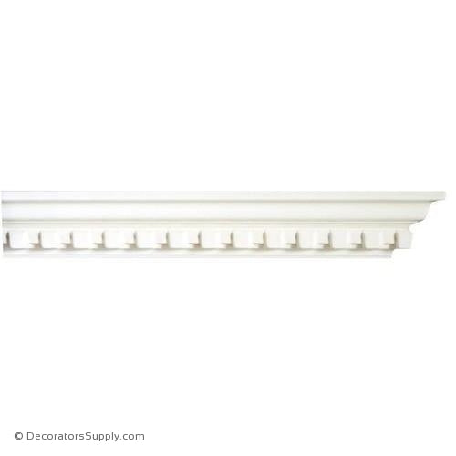 Mon Reale® Crown Moulding-Dentil Crown-2 3/8"P x 2 5/8"D