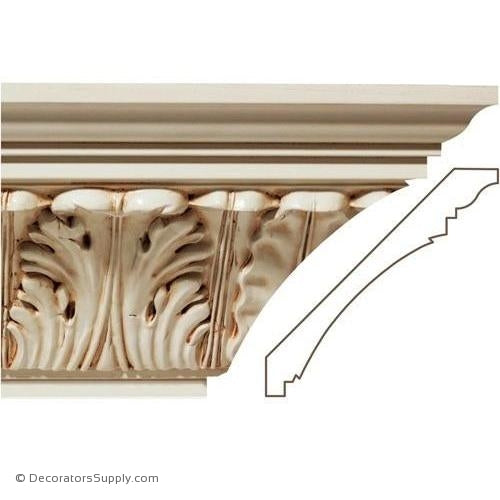 Mon Reale®  x-Large Acanthus Leaf - 1 1/16 x 8 1/2