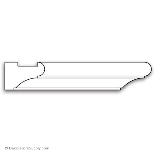 1 3/4 x 2 1/2 Cove For Light Filament