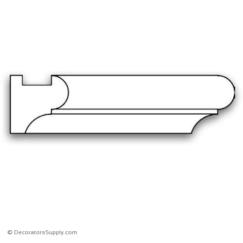 1 1/2 x 1 1/2 Cove For Light Filament