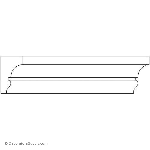 Cove Moulding-Smooth- 7/8" x 1 1/2"