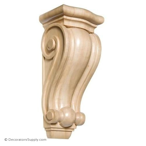 Traditional Wood Corbel - (Cherry, Maple & Lindenwood) - 4 SIZES