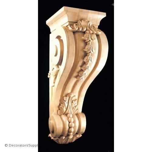 Bellflower Wood Corbel - (Lindenwood) - 3 SIZES