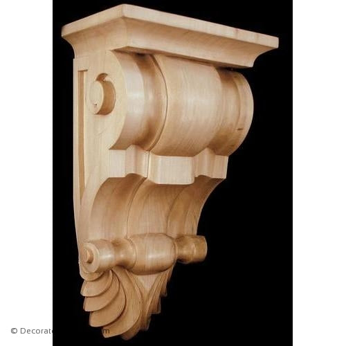 Fluted Wood Corbel - (Lindenwood) - 3 SIZES