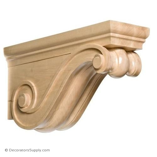 Rangehood Wood Corbel - (Cherry & Maple)