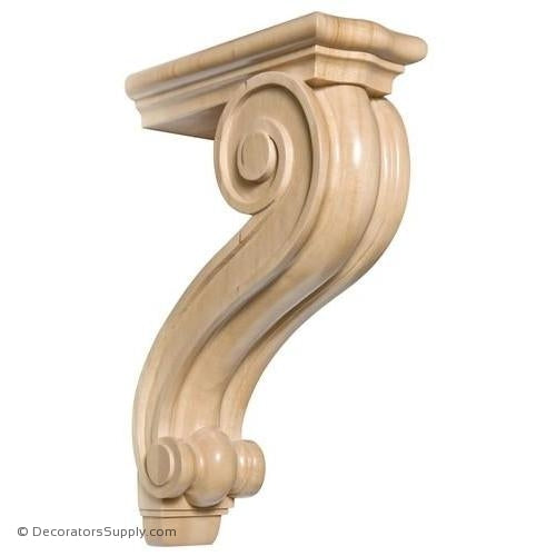 Traditional Pierced Wood Corbel - (Cherry & Maple)