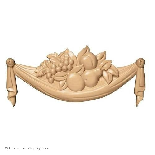 Fruit Swag Wood Applique - (Cherry & Maple)