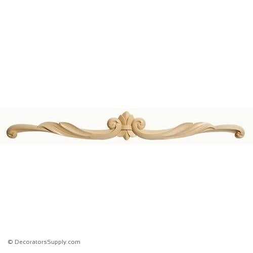Acanthus Wood Valance - (Cherry & Maple)