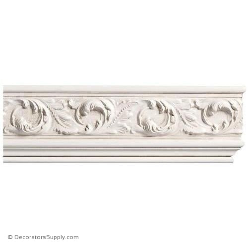 Mon Reale® Frieze Moulding-Leafy Scrolls-13/16" x 3 3/4" W