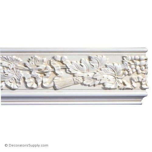 Mon Reale® Frieze Moulding-Grapevine&Tassels-13/16" x 5 1/2"