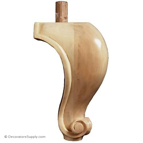 Traditional Style Wood Corner Foot - (Cherry & Maple) | Decorators Supply Corporation