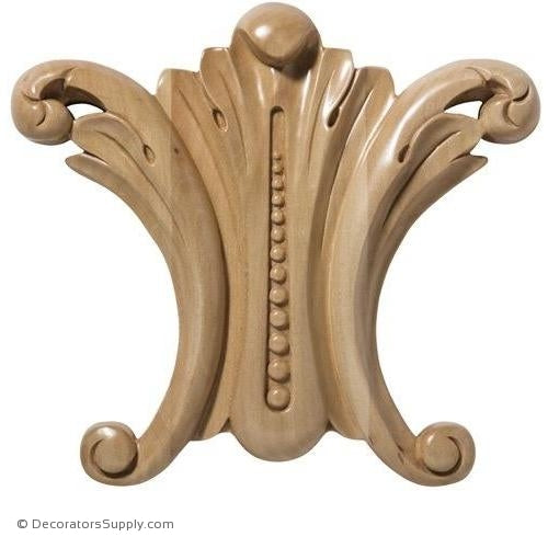 Small Keystone Wood Applique - (Lindenwood)