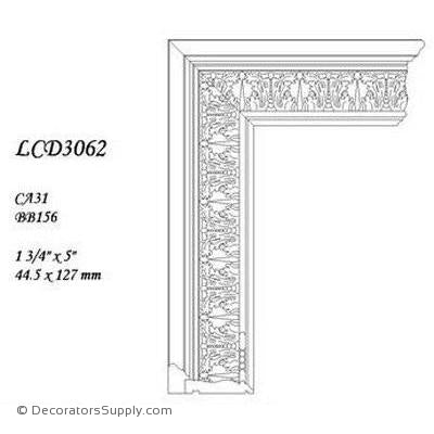 Poplar Large Combo - 1 3/4" x 5" Wide