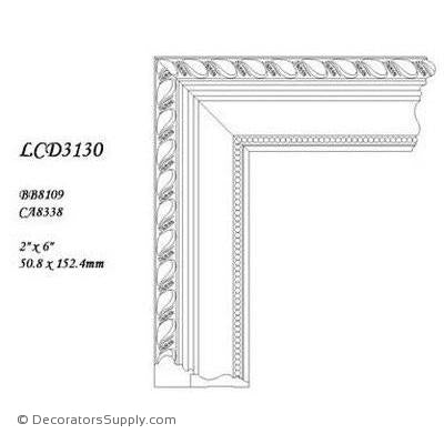 Poplar Large Combo - 2" x 6" Wide