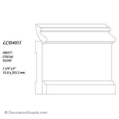Poplar Large Combo - 1 1/4" x 8" Wide