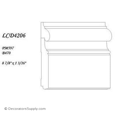 Poplar Large Combo- 1 3/16" x 8 7/8" Wide