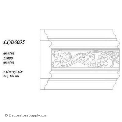 Poplar Large Combo - 1 1/16" x 5 1/2" Wide