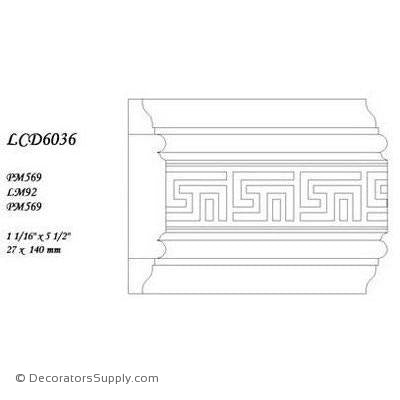 Poplar Large Combo - 1 1/16" x 5 1/2" Wide