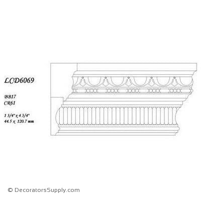 Poplar Large Combo - 1 3/4" x 4 3/4" Wide