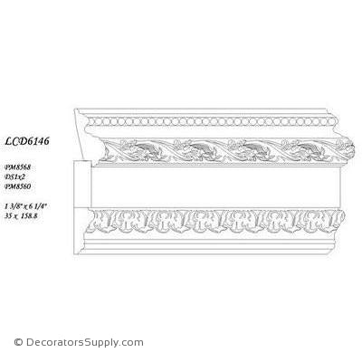 Poplar Large Combo- 1 3/8" x 6 1/4" Wide