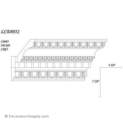 Poplar Large Combo - 4 5/8" proj x 7 7/8" drop