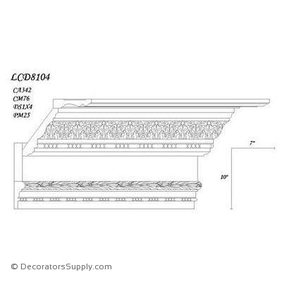 Poplar Large Combo - 7" proj x 10" drop