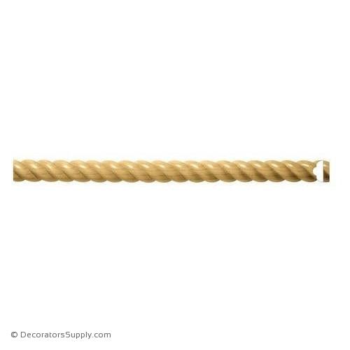 Rope - 4" Wide x 2" Relief - (Comes In 8ft Increments)