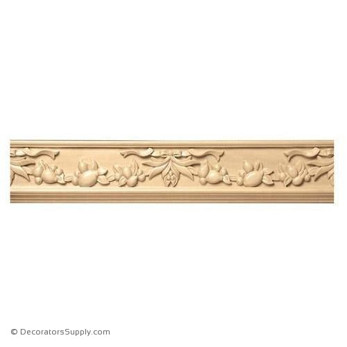 3-1/2" Wide - Sicilian Frieze (8' increments)