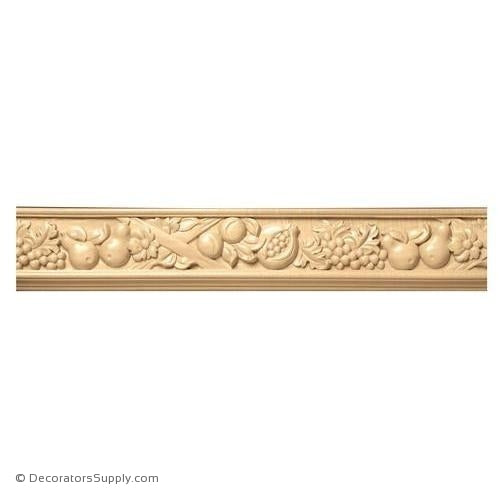 3-1/2" Wide - Tuscan Country Frieze (8' increments)