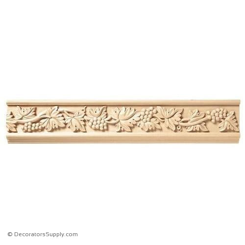 3-1/2" Wide - Vineyard Frieze (8' increments)