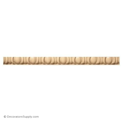 1-1/4"  Egg & Dart Panel Mould - (8' increments)