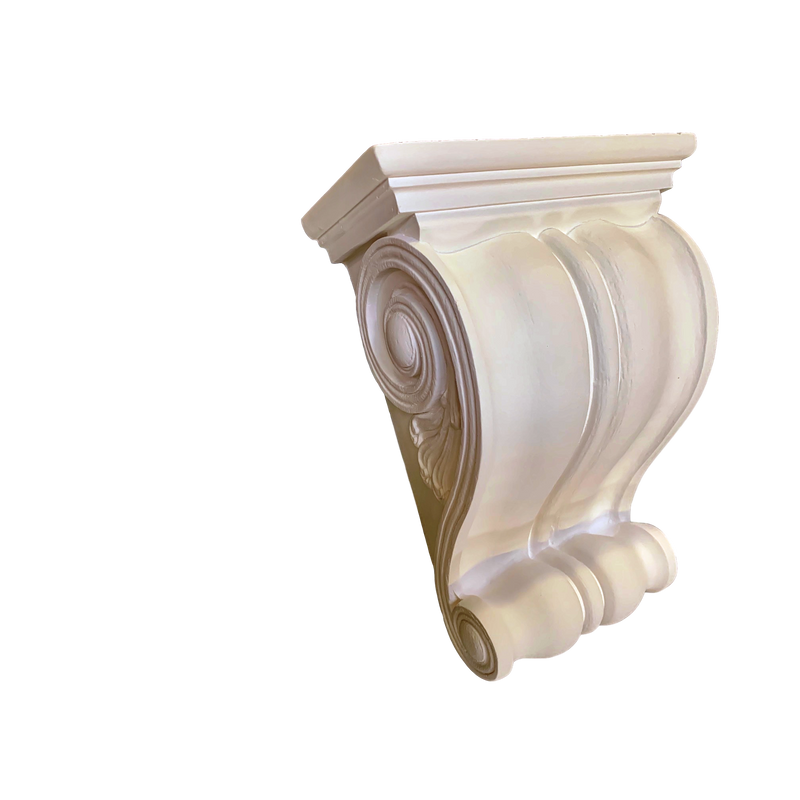Plaster Corbel - Classic Keystone - 5 SIZES