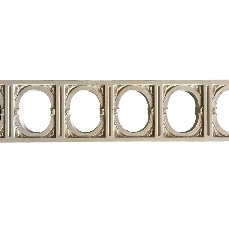 Plaster Frieze 3-3/4" H x 32-7/8" W - Priced by the Piece