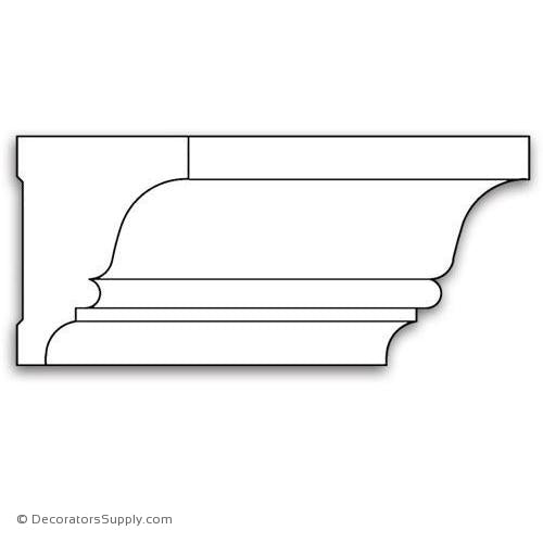 1 1/2 x 2 Pediment