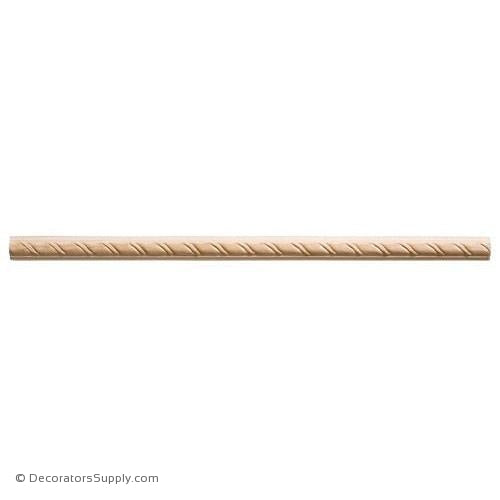 Panel Moulding - Embossed - 7/6" x 5/8" Wide