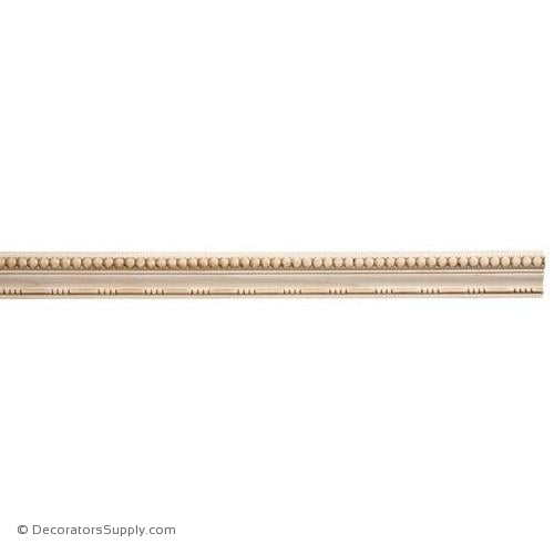 Panel Moulding - Embossed - 3/4" x 2" Wide