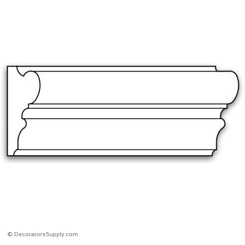 Panel Moulding - Smooth - 13/16 x 2 1/4