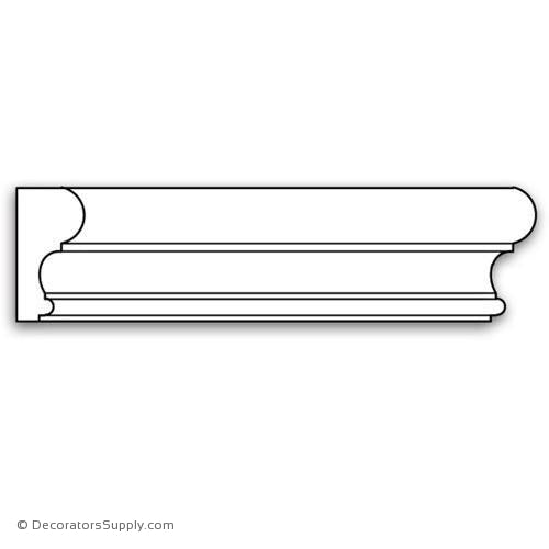 Panel Moulding - Smooth - 3/4 x 1 1/2