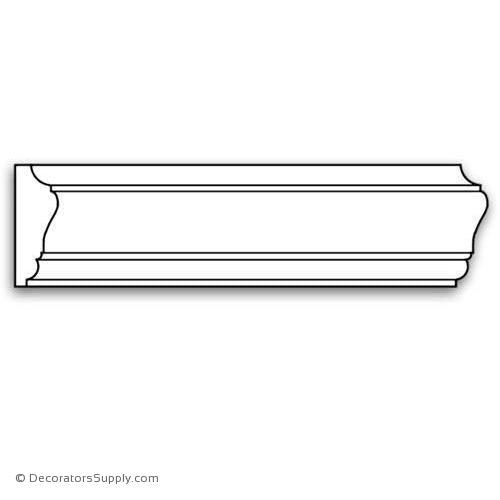 Panel Moulding - Smooth - 1/2 x 1 1/2