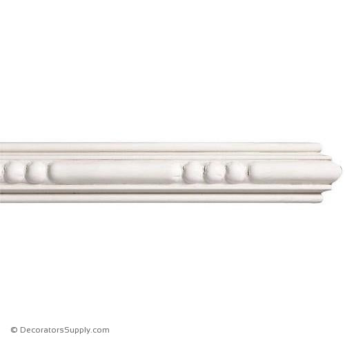 Mon Reale® Panel Moulding -Large Bead & Barrel- 7/8" x 1 1/2" W