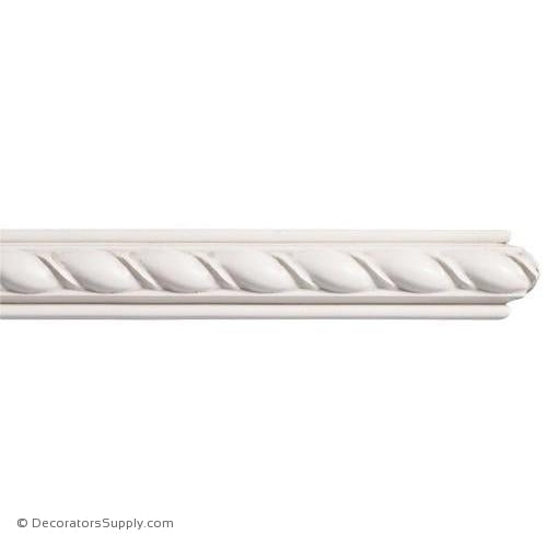 Mon Reale® Panel Moulding -Large Rope- 7/8" x 1 1/2" Wide