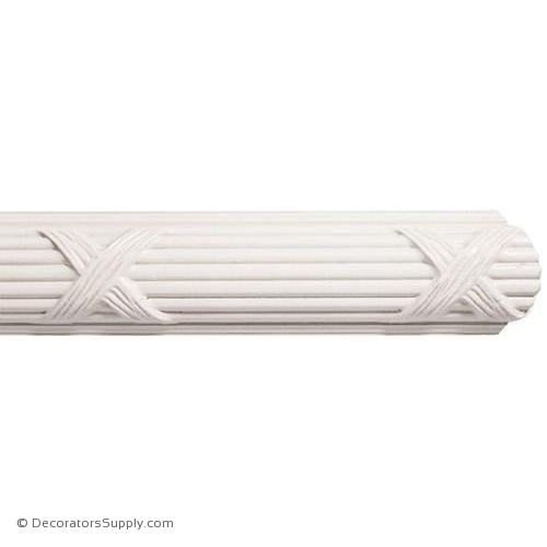 Mon Reale® Panel Moulding -Reed & Ribbon- 1 1/8" x 2 3/4" W