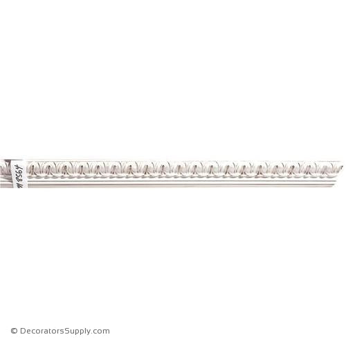 Mon Reale® Panel Moulding -Lamb's Tongue- 9/16" x 1" Wide